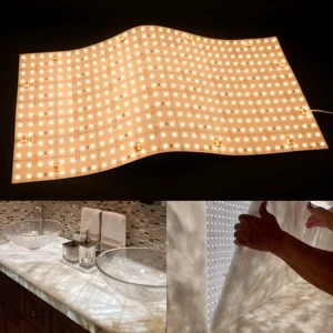 Led Flex Sheet Panel Light 448leds 24v 8leds Cut High Efficiency Led Flex Sheet Light L500*W238mm Flexible matrix Panel 5Y WTY