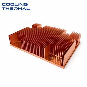 Custom Aluminum Copper Heat Pipe Skived Fin High-density Heat Sink