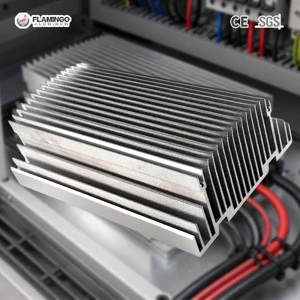 Extruded Aluminum Heatsink Profiles 6063 T5 Custom Size CNC Machining Anodized Finish Aluminum Extrusion Manufacturer