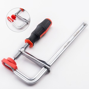 PP TPR Handle Forged Steel Carpenter Table Tool Wood Woodworking bar Clamp F Clamp