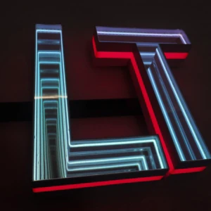 Infinity Light Led Tunnel Mirror Infinity Mirror Led Letter Sign Neon Custom Sign Led Infinity Mirror