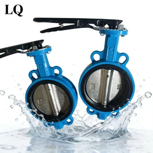 D71X-16QSoft-Seated Butterfly Valve (Ductile Iron / Stainless Steel) Lever / Worm Gear Operated