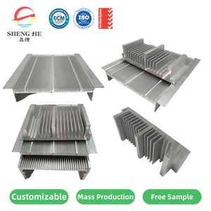 Shengjie 120mm Aluminum Extrusion Inverter Heatsink 1m Aluminium Heatsink Plate For Led Bulb
