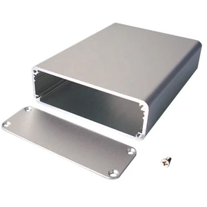 OEM Hot Sales Aluminum Housing Enclosure Big Electronic Heatsink Box In Silver For Controller