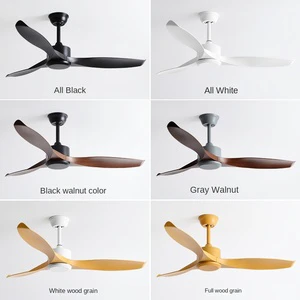 Modern Style Home LED Wall Fan Lights Industrial Design 5 Blades Iron Hot Wind Night Lights