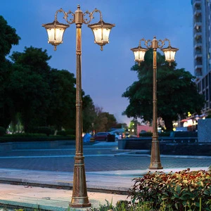 LED Street Lamp European-Style Vintage Outdoor Waterproof IP65 180 Beam Angle 3000-6500K Color Temperature High-Pole Light
