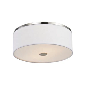 VINTAGE LINEN FABRIC CEILING LAMP FLUSH MOUNT CEILING LAMP for LIVING ROOM DINNING ROOM MODERN CEILING LIGHTS