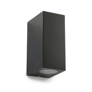 Online Wholesale IP44 Waterproof Dubbel Down LED Wall Light Modern Matte Black/White ABS Outdoor Wall Sconce for Villa Porch