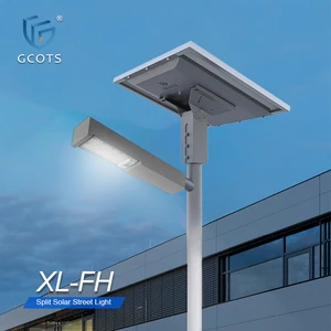 Rectangle High Powered Road Streetlight Waterproof Ip65 Outdoor Lamp 30w Split Led Solar Street Lights