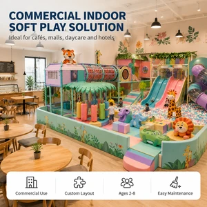 Commercial Indoor Playground Equipment Adventure Maze Plastic Ball Pool Tube Tunnel Open Deck Customizable For Mall Play Areas