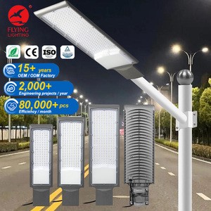 Waterproof AC Outdoor Aluminum Alloy LED Street Light 100W 150W 200W IP65 Custom Street Lamp Road Parking Lot Public Lighting