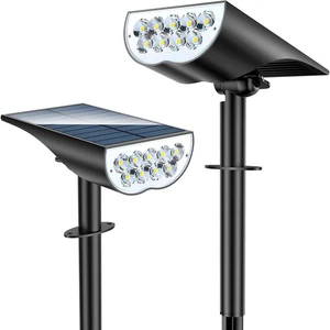 Outdoor Home Decorative Garden Floor Light Waterproof IP65 Warm White LED Solar Lawn Lamp New Solar Garden Lights