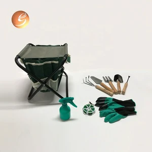 Wooden Handle Light Lady Gardener Gardening Tools Set