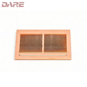 Wholesale Custom Pure Copper Zipper Fin Heat Sink High Performance Thermal Solution with Passivation for Electronic Components