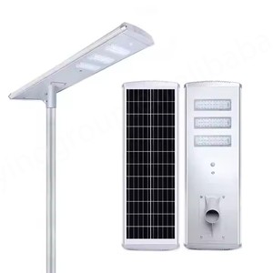 Factory Wholesale Highway Solar Road Street Light 100W 200W Aluminum Integrated All One LED Street Lights Pole Other IP Rating