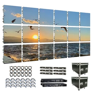 Giant Backdrop X500mm 500mm Indoor Led TV Wall P3.91 P4.81 Seamless Splicing Rental Led Display Screen KSS Brand 5-Year