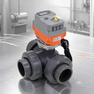 Radiant Electric Three-way Ball Valve DN50 Single Valve Without Actuator
