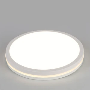 Hot Selling 3CCT Round Waterproof Lamp Plastic Outdoor Lighting Moisture-proof Black White Led Ceiling Lamp Outdoor Wall Light