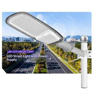 LED Adjustable-Angle IP65 Metal Street Lights for Outdoor Road Engineering City & Rural Use 85-265V High-Pole Lights