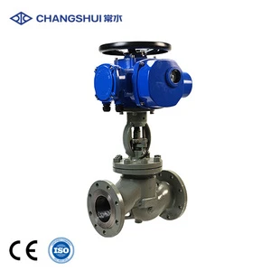 Electric High Temperature Globe Valve Cast Steel Flanged Type for Steam System