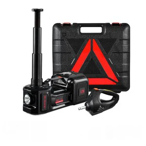 Electric Car Jack Scissor Jack with Built-In Inflator Electric Impact Wrench LED Light for Automatic Lift Jack Car Repair Tool