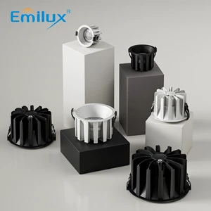 Modern Style IP65 Commercial LED Downlight 12W COB Anti-Glare Recessed Ceiling Lights for Hotels for Commercial Lighting