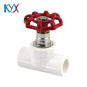 Customized PPR Pipe Fitting Brass Globe Gate Stop Valve for Control the Water