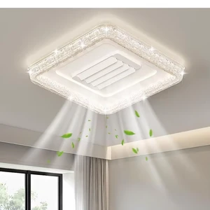 Modern and Simple Blankless Fan Lamp Full Spectrum Eye protection LED with Cooling and Heating Function Suction Fan Lamp