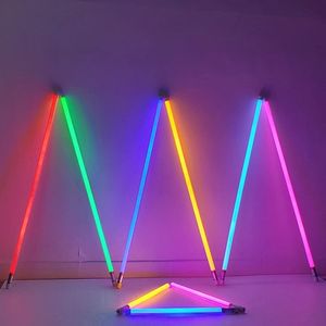 Wholesale T5 T8 LED Tube Light Colorful Changing App & Touch Control RGB High CRI 90 Modern Smart Home Night Light