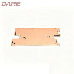 OEM Custom Flat Electronic Component Heat Sink C10100 Copper Cooling Solution Vapor Chamber Thin Copper Heat Pipe Alternative