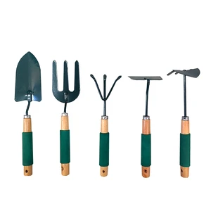 Carbon Steel Manual Garden Hand Tool Set with Ergonomic Handles for PlantingGarden Tool Sets Kit Mini Garden Tool Set