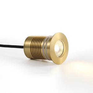 Modern Brass 20 Degree Ip67 Waterproof Deck Garden Buried Led Underground Light