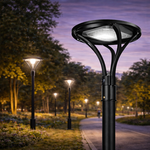 Anti-Corrosion IP65 Waterproof Aluminum Powder Coated Die Cast Housing NEMA Socket Ready LED Garden Light For Squares Pedestrian