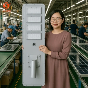 Hot Selling China Solar Street Light for Industrial Panel Led Lamp All Night Road Outdoor Pole Cost of Price Stadium