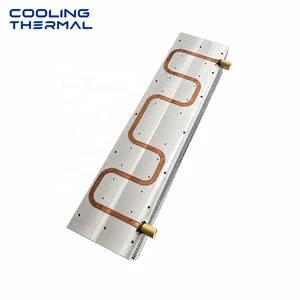 Liquid Cooling Skiving Heat Sink with Aluminum & Copper Heat Pipe