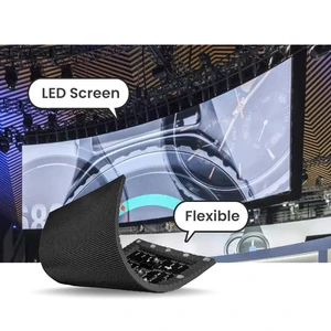 OEM ODM P4 Flexible LED Display Panel with Dual Access and Wide Control Compatibility
