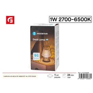 1W 2700-6500K ambient table lamp for lighting