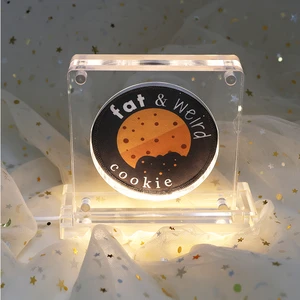 Personalized Customized LED Bed Lamp Night Light Use Transparent Acrylic Gift With USB Power Supply For Night Lighting