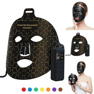 Photon Therapy Full Face & Neck Set 8-Color Red Light Mask 4-Color Rechargeable Infrared LED Anti-Wrinkle Whitening