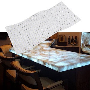 Ultra Thin High Density 420led/m 35W Flex LED Panel Sheet Flexible Backlight Led Sheet Light for Stone