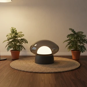 Modern LED Aluminum Ceiling Lamp with Touch/Switch Control Surface-Mounted High CRI 90 AC IP20 for Apartment Home Lighting