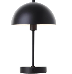 Incandescent Metal Modern Table Lamp Wireless Battery Dimmable & Rechargeable with USB Oval Shade Bedside Lamp