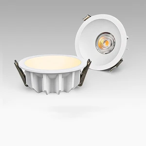 Die Casting Aluminium 24 45 Degree Deep Anti-glare No Flicking 9W COB Led Downlight Commercial Lighting for Hotel Spotlight