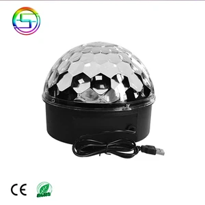 High Quality Led Beam Stage Lighting 6*3w Crystal Magic Ball Spotlight for Wedding Event Bar Club Effect Light