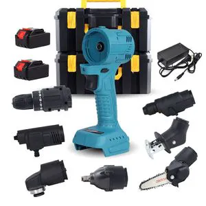 Multi Function Power Tools Combo Kit Cordless Powered 18V/20V Battery Tool Sets Rechargeable Electrical Tool Kit