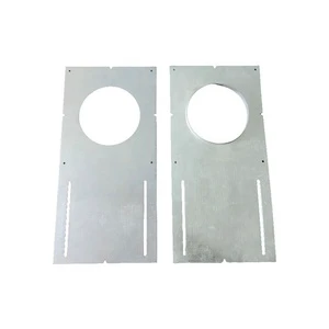 4 Inch Slim LED Light Panel Bracket Galvanized Steel Recessed Lighting New Construction in Mounting Plate Without / with Collar