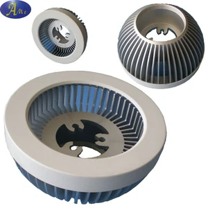 Aluminum Die Casting Heat Sink LED Lighting Fixture Cast Led Heatsink Die Stamping with CNC OEM Service