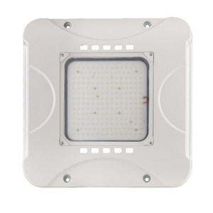 Gas Station Ceiling Downlight IP65 Surface Mounted 50W 6000K 0-10V Dimmable LED Canopy Light