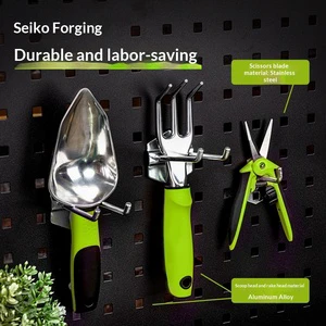 Deli Tools China Horticulture Shovel Hoe Three-Piece Set Potted Planting Pruning Soil Catch Other Material DL580803B