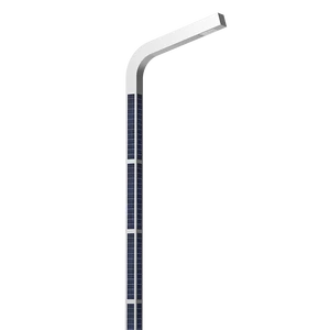 25 Meter High Solar Powered Round Street Lamp Post Lamppost Light Pole